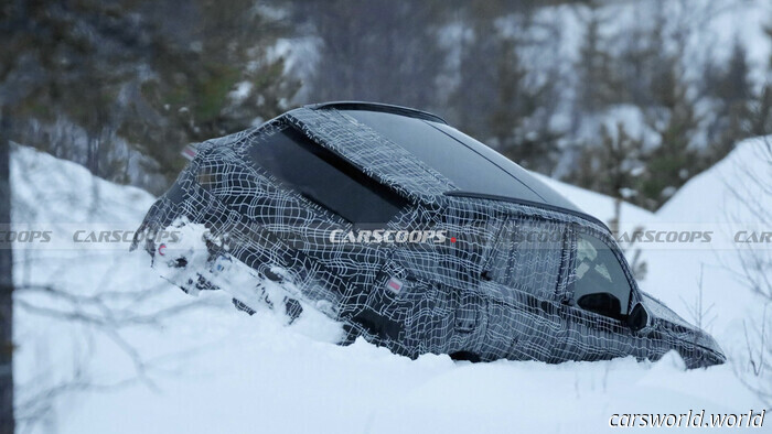 el BMW X5 Neue Klasse 2027 abandona la pista y queda atrapado en la nieve | Carscoops